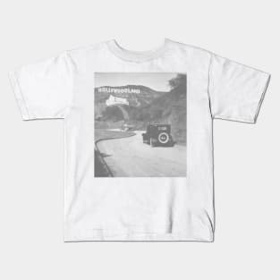 Hollywoodland Vintage Photo Tee Kids T-Shirt